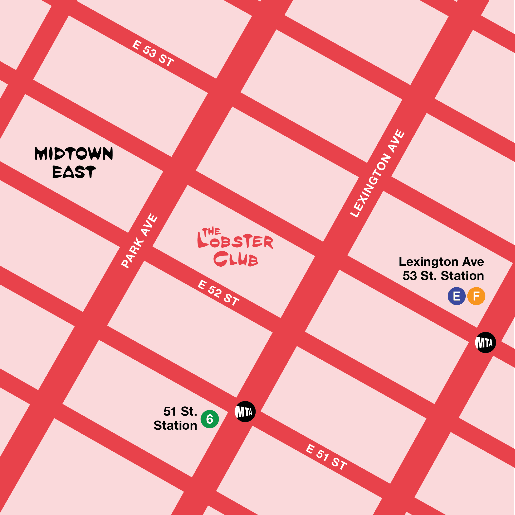The Lobster Club Map